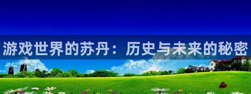 杏宇娱乐登录官网入口网址：游戏世界的苏丹：历史与未来的秘密